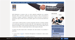 Desktop Screenshot of mcmmediazione.com